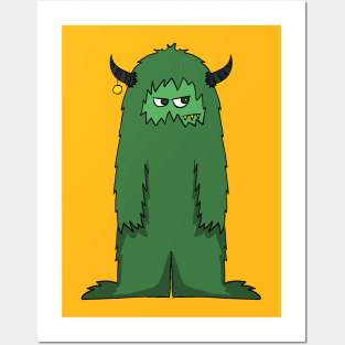 Green Mountain Monster Posters and Art